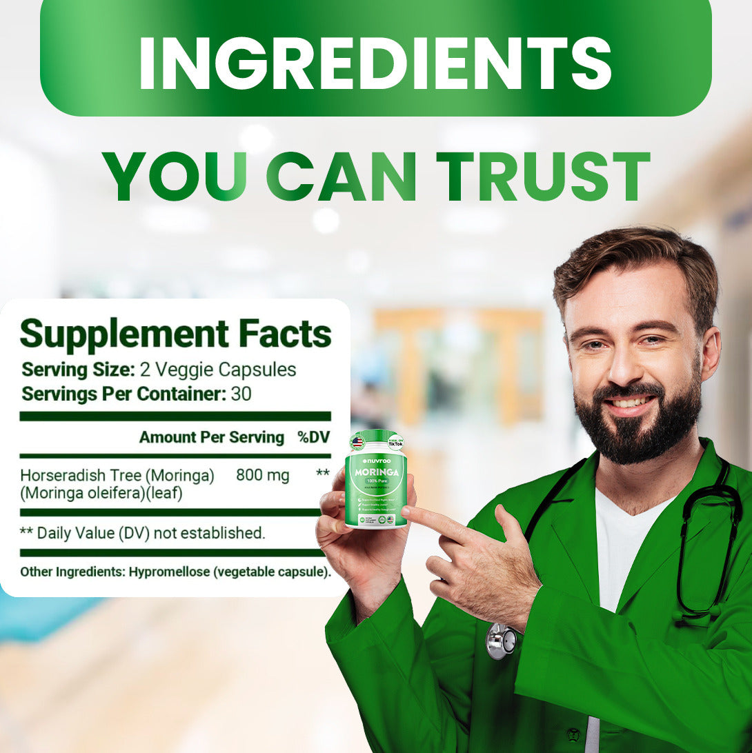 NUVROO MORINGA POWDER CAPSULES